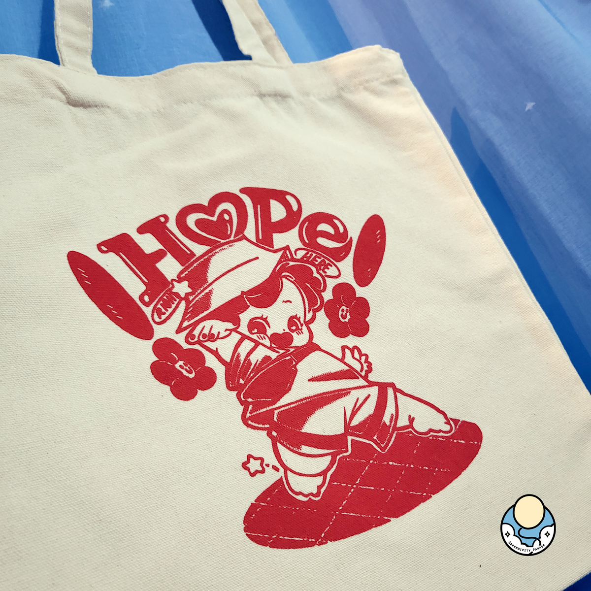 Hope Right Here JHope Kewpie Tote Bag – Serendipity Parade ♥