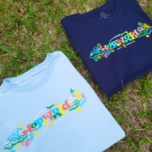 Load image into Gallery viewer, Hope World Tees Navy/Baby Blue [SHIRT PREORDER]
