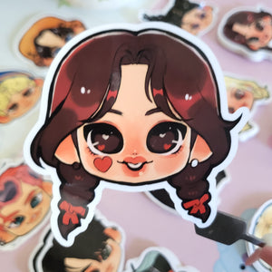 TWICE BBY Head 3.25in Vinyl Sticker