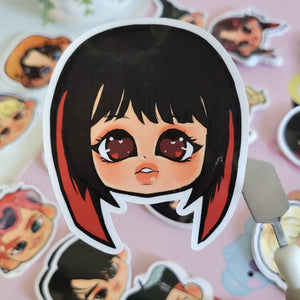 TWICE BBY Head 3.25in Vinyl Sticker