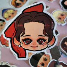 Load image into Gallery viewer, TWICE BBY Head 3.25in Vinyl Sticker