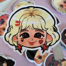 Load image into Gallery viewer, TWICE BBY Head 3.25in Vinyl Sticker