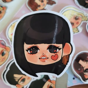 TWICE BBY Head 3.25in Vinyl Sticker