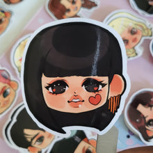 Load image into Gallery viewer, TWICE BBY Head 3.25in Vinyl Sticker