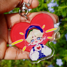 Load image into Gallery viewer, JIMIN 💜 ARMY acrylic keychain