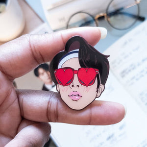 BANGTANHEADS ENAMEL PIN [INSTOCKS]