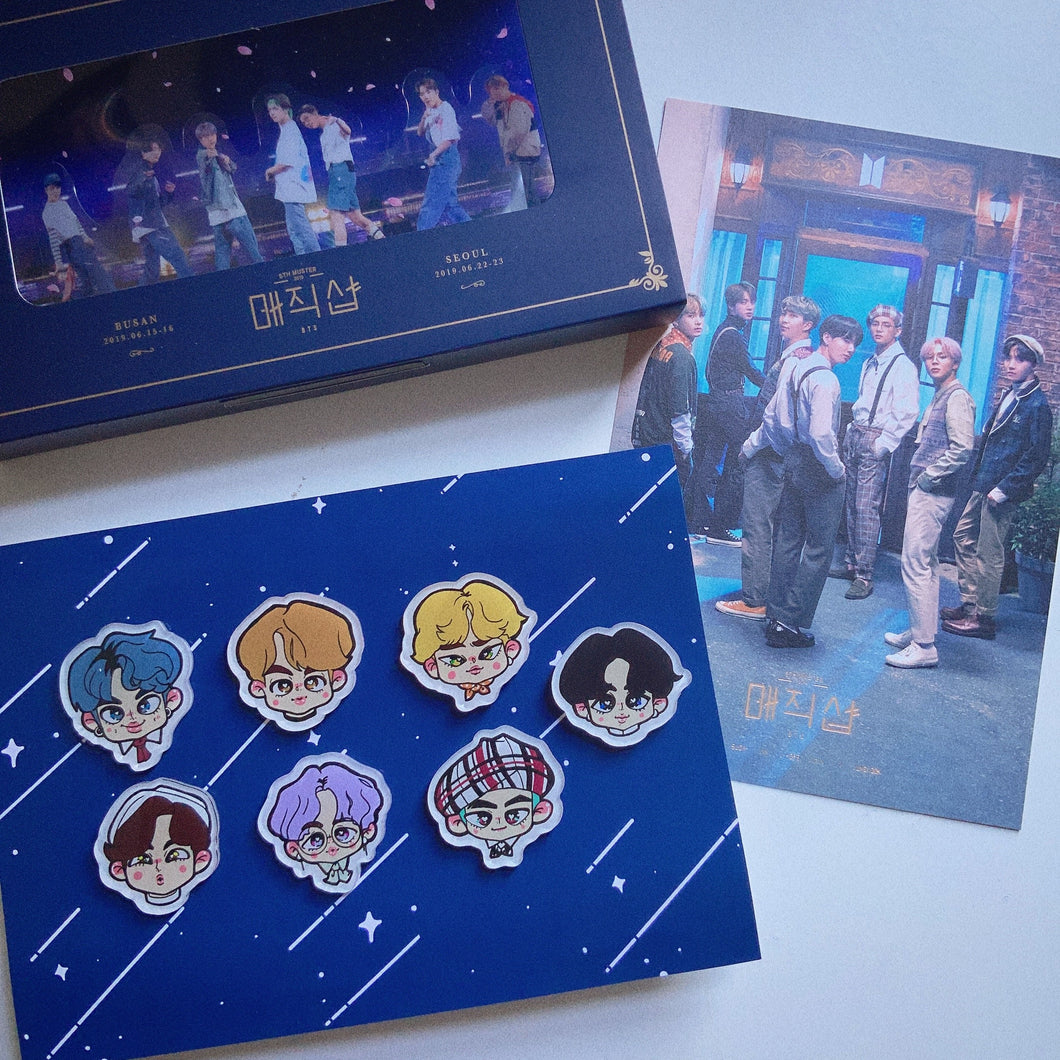 5th Muster Concept Heads ♥Acrylic Pins♥